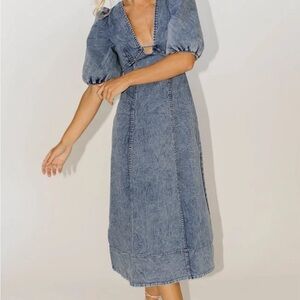 ZOCO Sara Beth Denim MIDI Dress